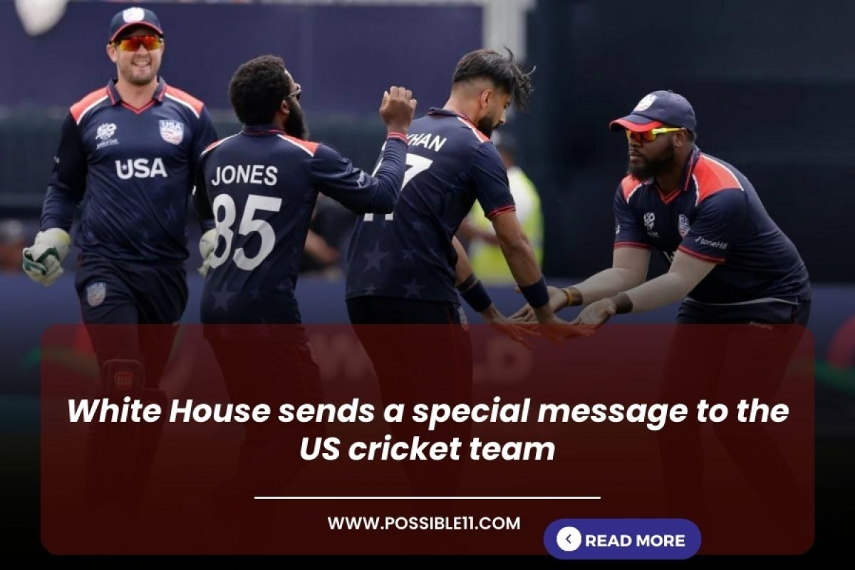 White House sends a special message to the US cricket team in Hindi