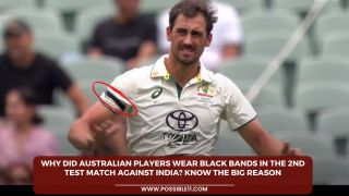 Why did Australian players wear black bands in the 2nd Test match against India?