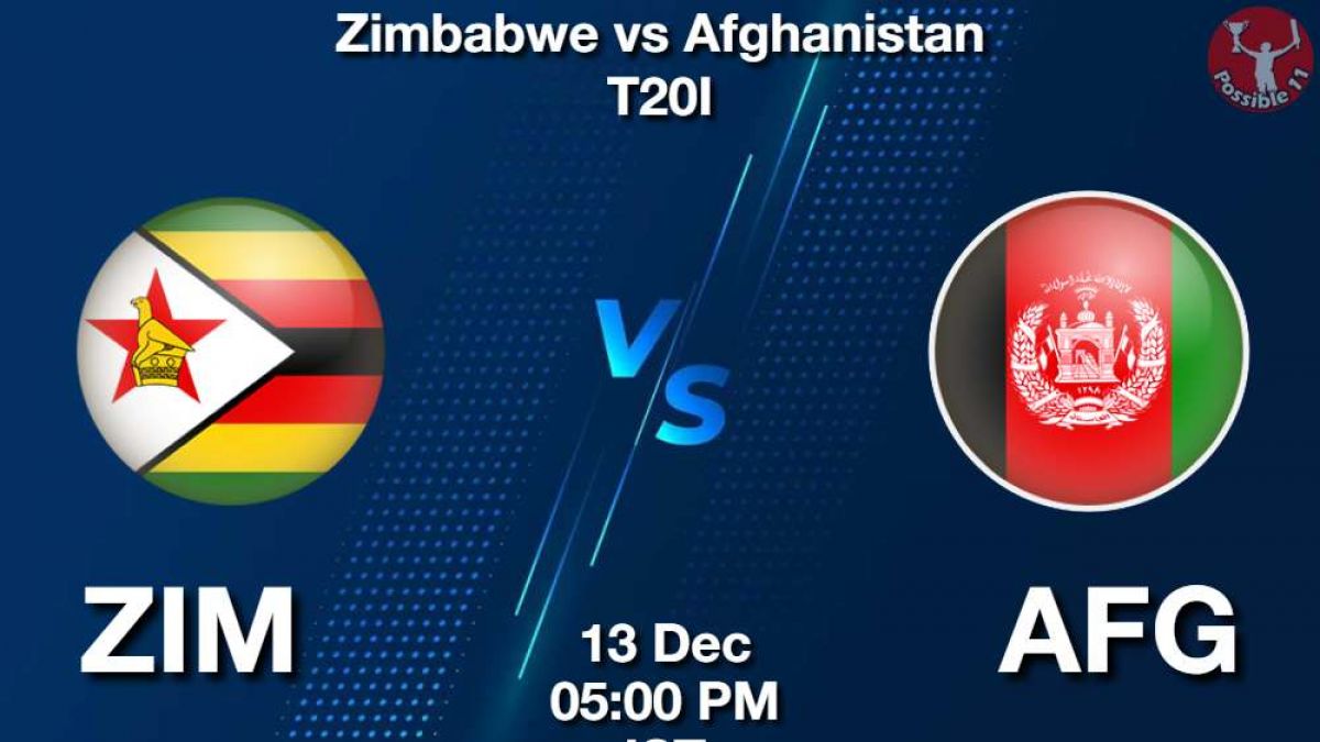 ZIM vs AFG Dream11 Prediction In Hindi, 2nd T20I Match, Playing 11, Fantasy Tips in Hindi