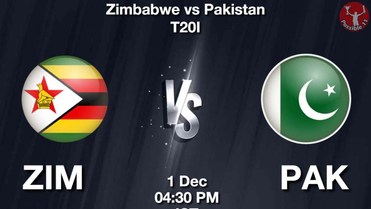 ZIM vs PAK Dream11 Prediction in Hindi, 1st T20I, Playing 11, Fantasy Tips in Hindi