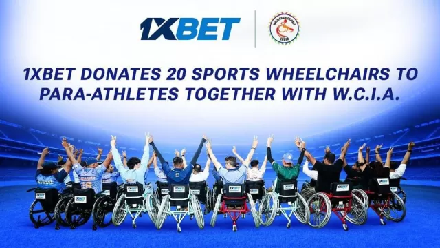 1xBet donates 20 Sports wheelchairs Picture