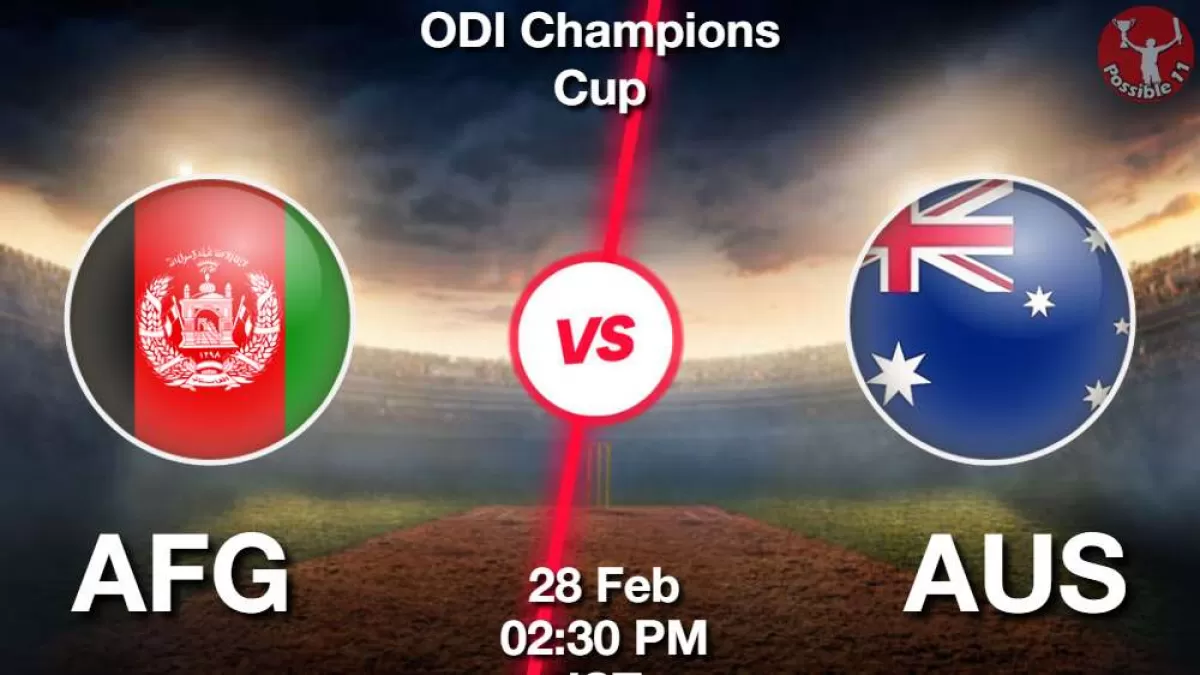 AFG vs AUS Dream11 Prediction in Hindi, 10th Match, Playing 11, Champions Trophy 2025  in Hindi News AFG vs AUS Dream11 Prediction in Hindi, 10th Match, Playing 11, Champions Trophy 2025  in Hindi