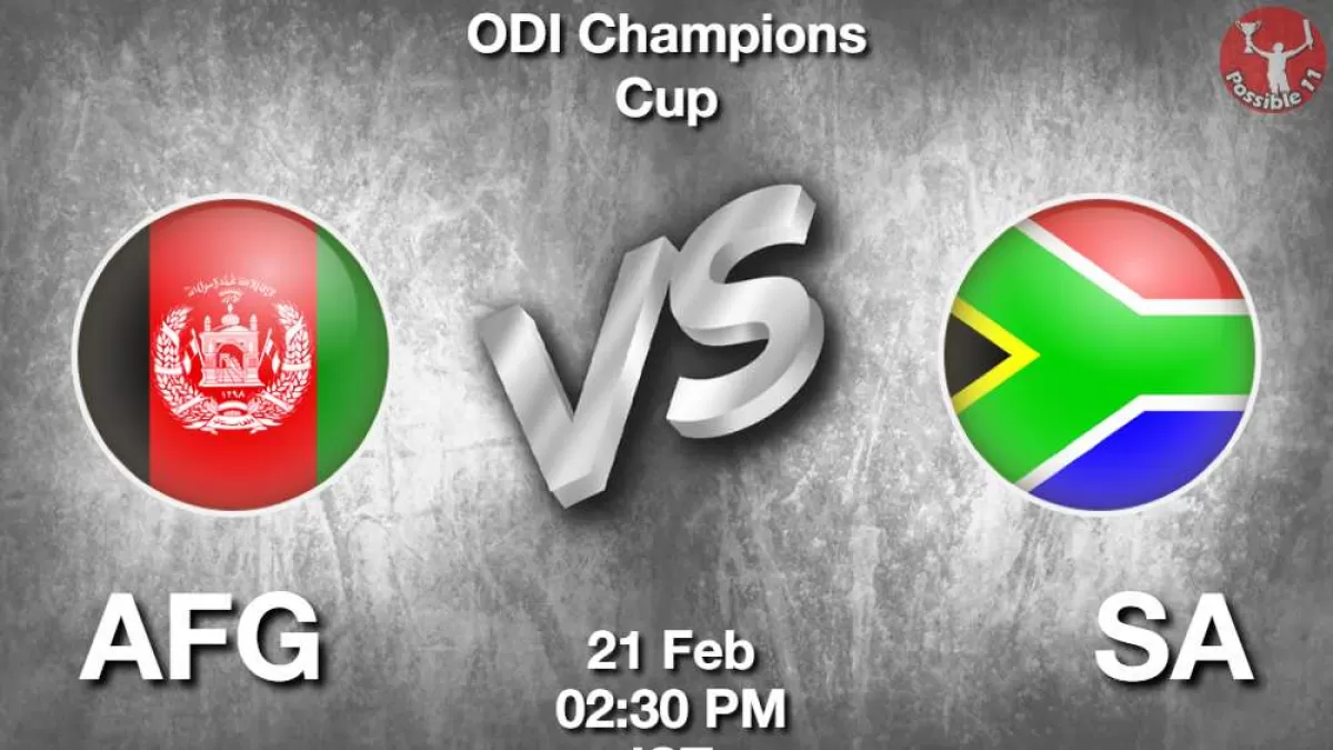 AFG vs SA Dream11 Prediction in hindi, 3rd Champions Trophy 2025 Match Tips