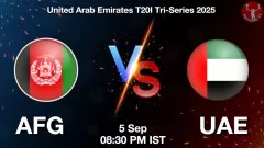 AFG vs UAE 6th Match Picture