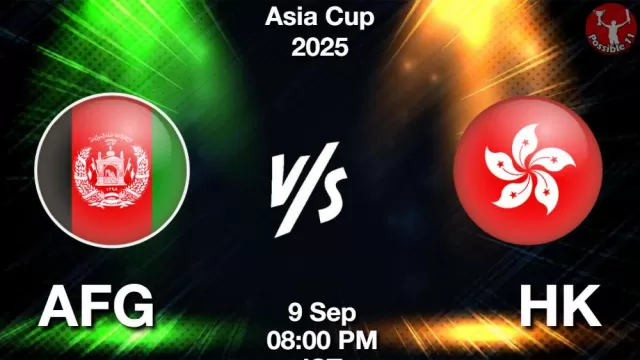 Asia Cup 2025 : AFG vs