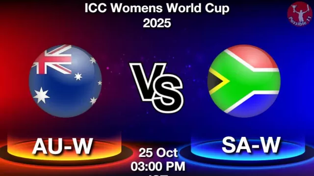 AU-W vs SA-W Match Prediction in
