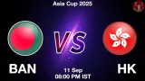 BAN vs HK Match