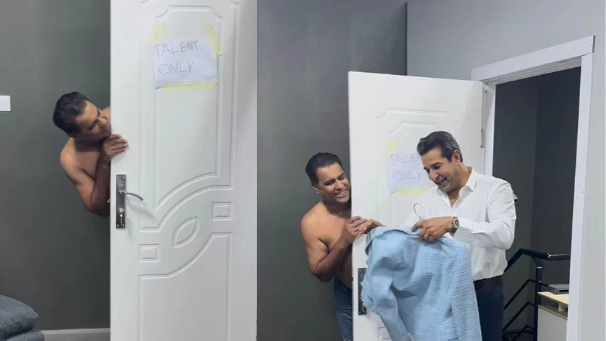 Champions Trophy 2025: Wasim Akram ने किया ऐसा प्रैंक in Hindi