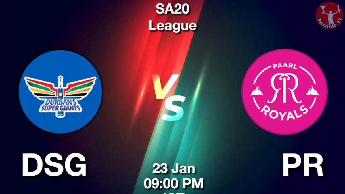 DSG vs PR Dream11 Prediction In Hindi, SA20, 18th Match, Playing 11, Fantasy Tips in Hindi