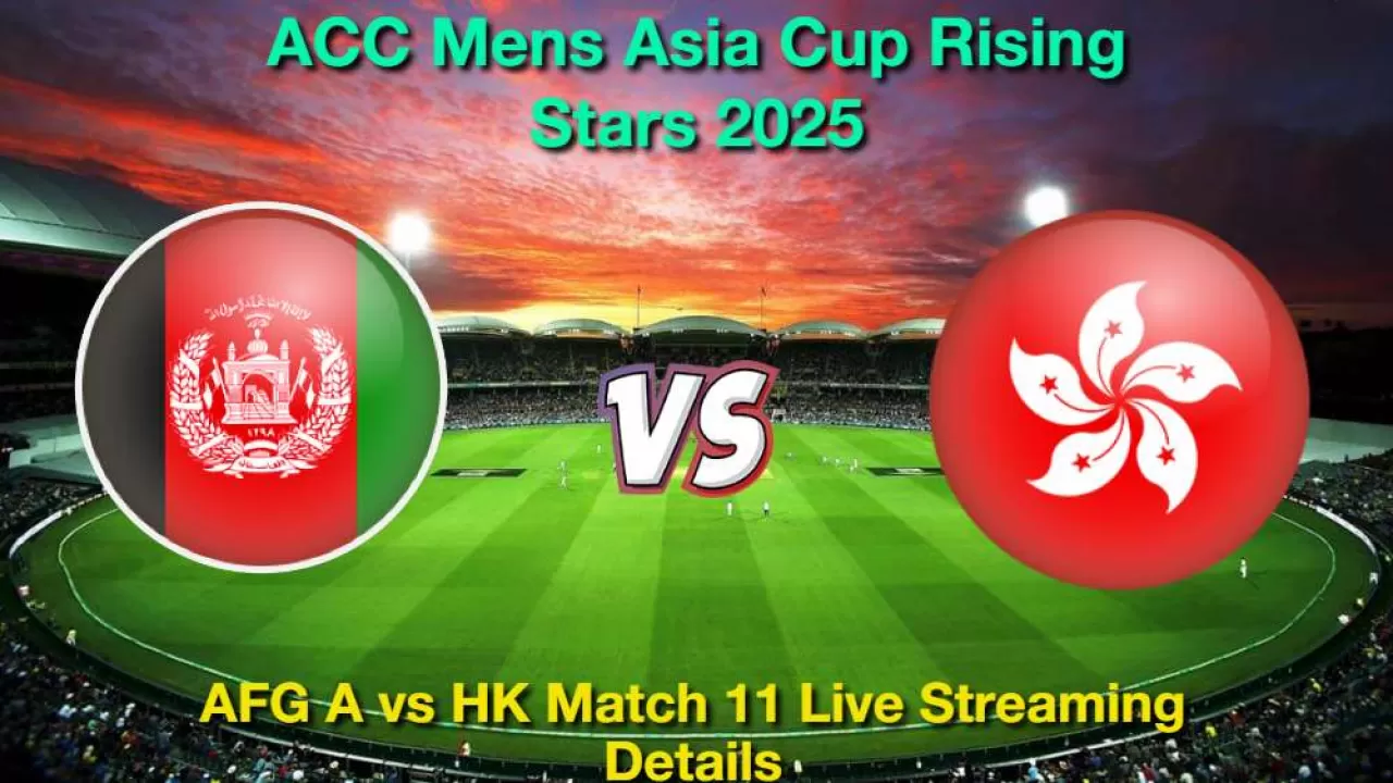 How to Watch AFG-A vs HK Match 11, Live Streaming and Telecast, November 19, 2025 in Hindi