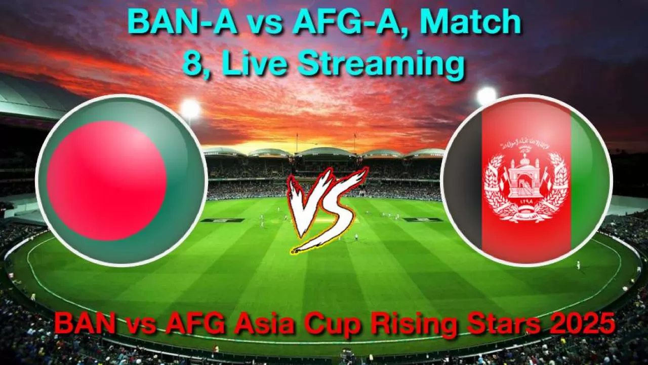 How to Watch BAN-A vs AFG-A Match 8, Live Streaming and Telecast, November 17, 2025 in Hindi