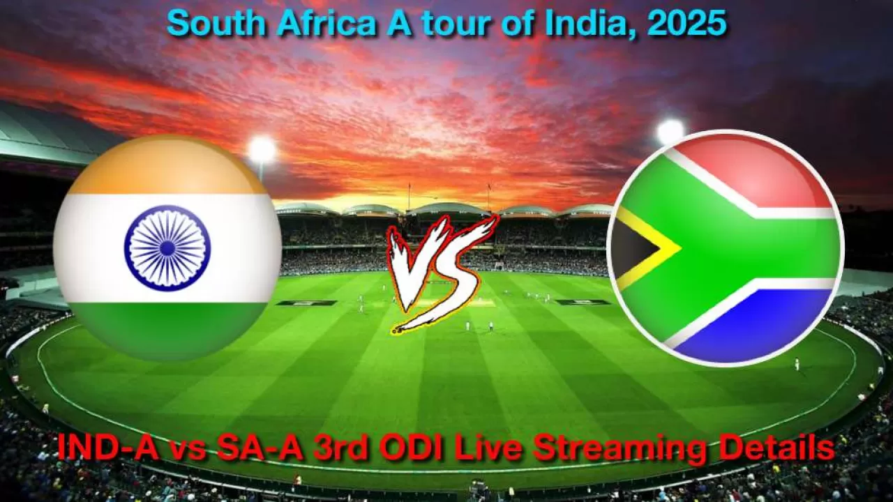 How to Watch IND-A vs SA-A 3rd ODI Live Streaming and Telecast, November 19, 2025 in Hindi