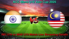 How to Watch IND U19 Picture