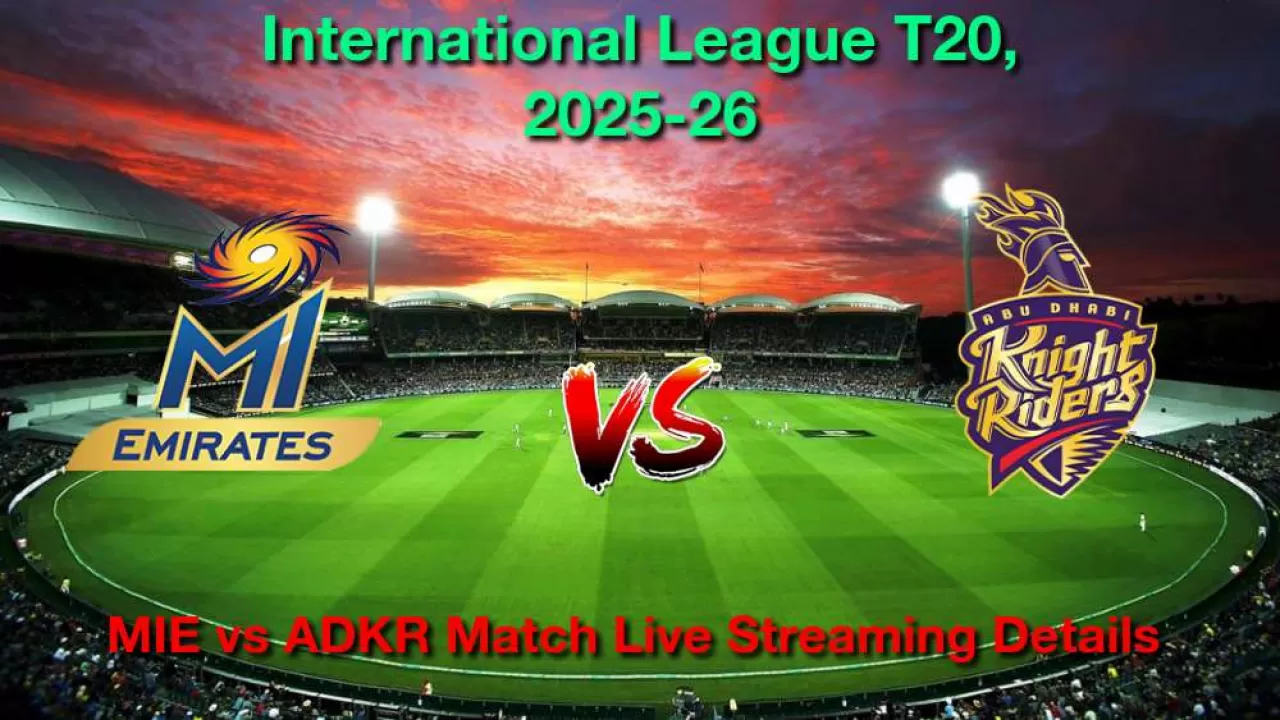 How to Watch MIE vs ADKR Match 11, Live Streaming and Telecast, December 11, 2025 in Hindi