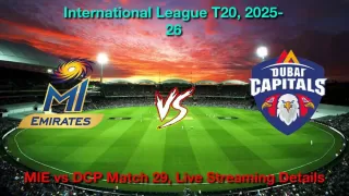 How to Watch MIE vs DCP Match 29, Live Streaming and Telecast, December 27, 2025