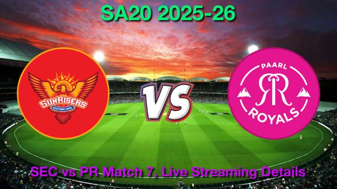 How to Watch SEC vs PR Match 7, Live Streaming and Telecast, December 31, 2025 in Hindi