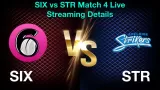 How to Watch SIX vs STR Match 4, Live Streaming and Telecast, December 17, 2025