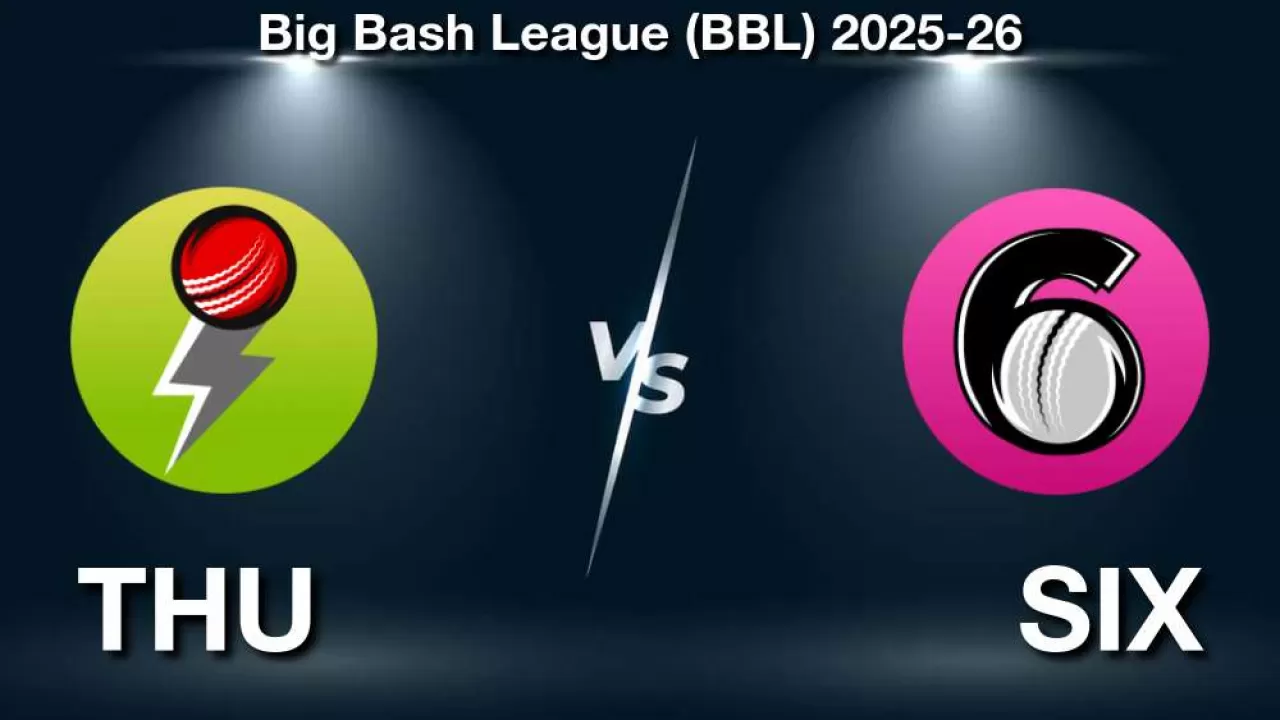 How to Watch THU vs SIX Match 7, Live Streaming and Telecast, December 20, 2025 in Hindi