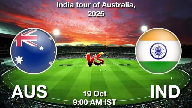 IND vs AUS 1st ODI Live: