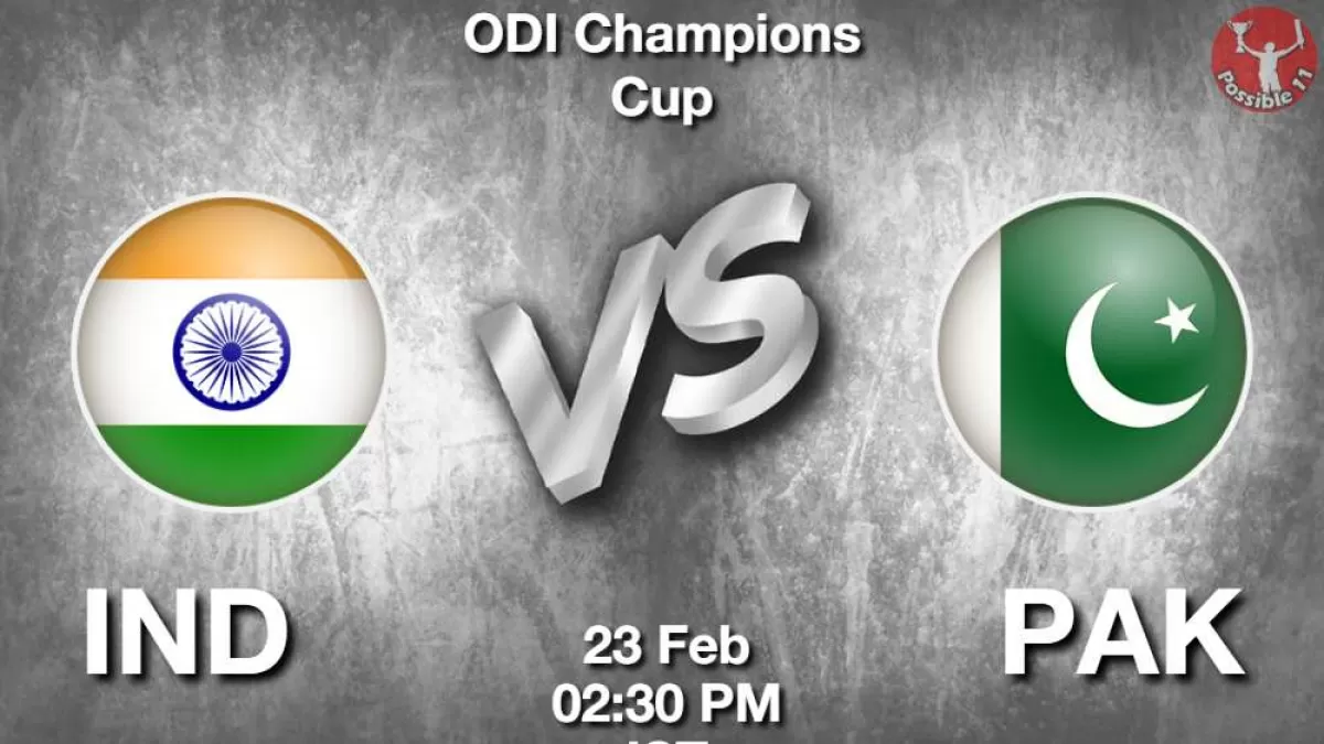 IND vs PAK Dream11 Prediction in Hindi, Champions Trophy 2025 5th Match in Hindi