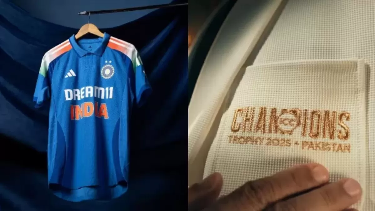Indian Jersey Controversy : चैंपियंस ट्रॉफी में भारत की जर्सी पर नहीं लिखा जाएगा in Hindi News Indian Jersey Controversy : चैंपियंस ट्रॉफी में भारत की जर्सी पर नहीं लिखा जाएगा in Hindi