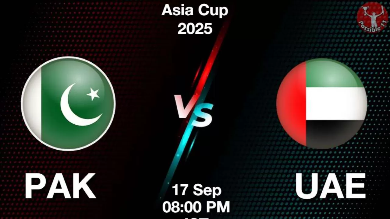 PAK vs UAE Match Prediction in Hindi, Asia Cup 2025 Match 10, Playing 11, Pitch Report in Hindi