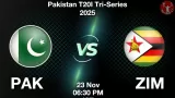 PAK vs ZIM Match Prediction in Hindi, 4th T20I Match, Playing 11
