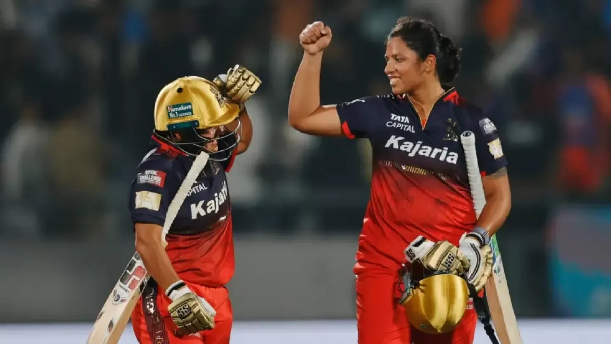 WPL इतिहास में लक्ष्य का पीछा करते हुए RCB ने दर्ज की सबसे बड़ी जीत in Hindi
