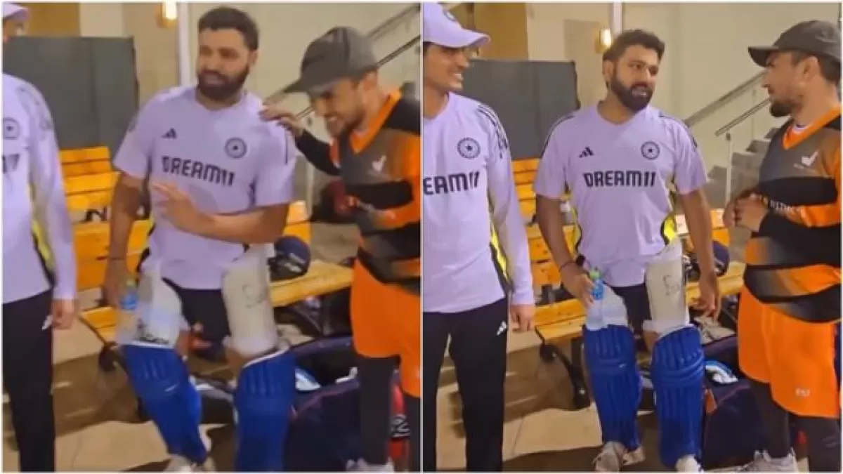 Rohit Sharma Teases UAE Net Bowler After Impressive Net Session in Hindi