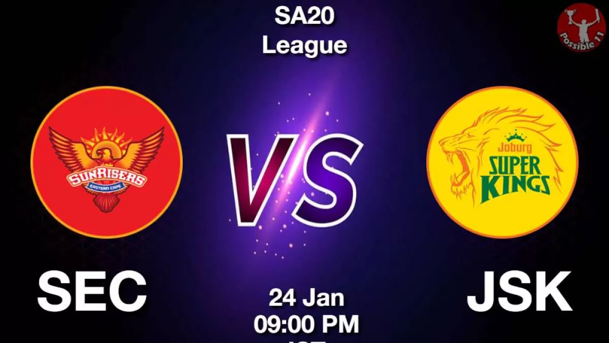 SEC vs JSK Dream11 Prediction In Hindi, SA20, 19th Match, Playing 11, Fantasy Tips in Hindi