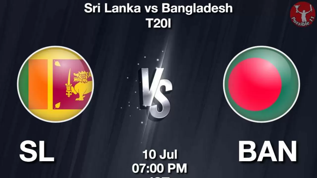 SL vs BAN Dream11 Prediction in Hindi, 1st T20, Playing 11, Pitch Report in Hindi