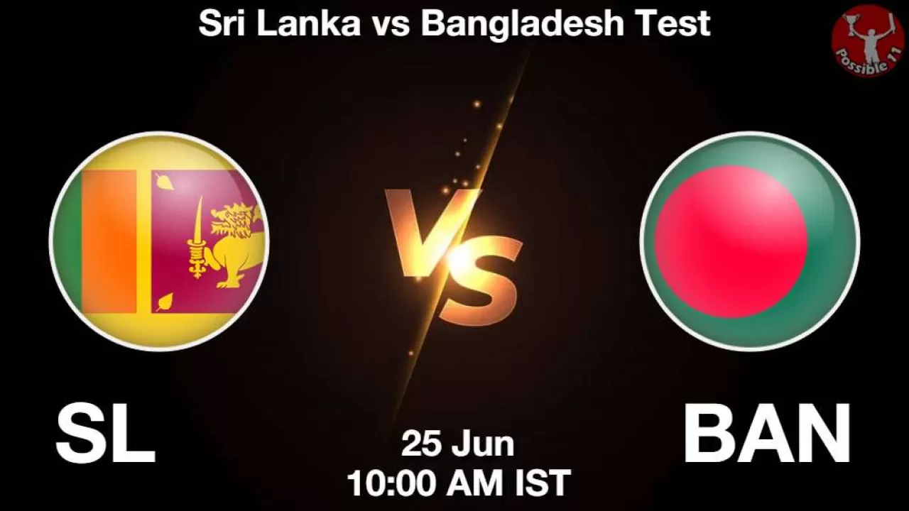 SL vs BAN Dream11 Prediction in Hindi, 2nd Test, Playing 11, Pitch Report in Hindi