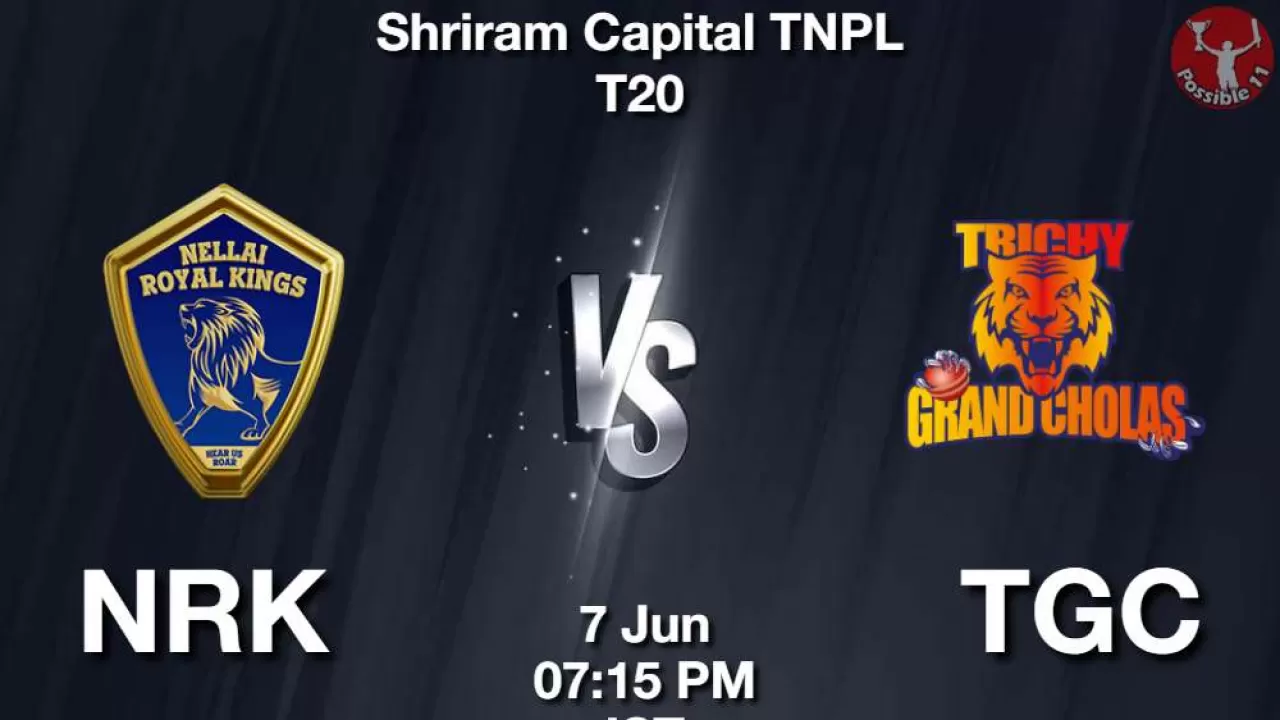 TNPL T20 : NRK vs TGC Dream11 Prediction  in hindi, Match Preview, 3rd  Match in Hindi News TNPL T20 : NRK vs TGC Dream11 Prediction  in hindi, Match Preview, 3rd  Match in Hindi