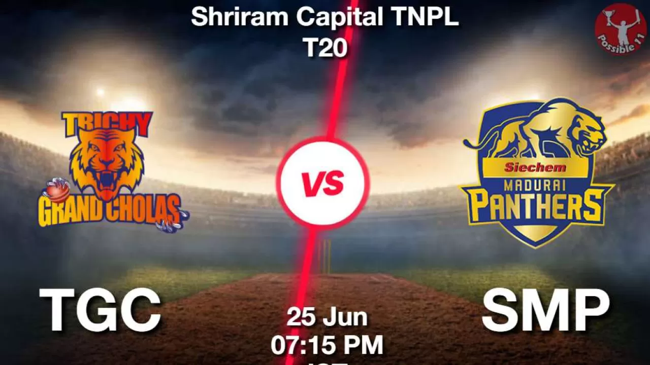 TNPL T20 : TGC vs SMP Dream11 Prediction in Hindi, Match Preview, 23rd Match