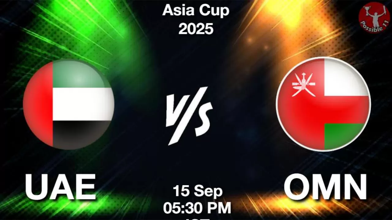 UAE vs OMN Match Prediction in Hindi, Asia Cup 2025 Match 7, Playing 11, Pitch Report in Hindi
