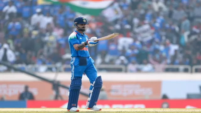 Virat Kohli scores his 52nd ODI