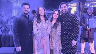 Watch Video: Dhoni-Raina seen dancing at Rishabh Pant sister wedding before IPL