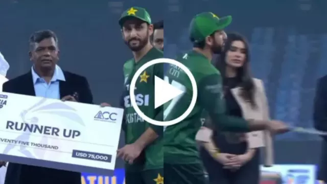 Watch Video: Salman Ali Agha received