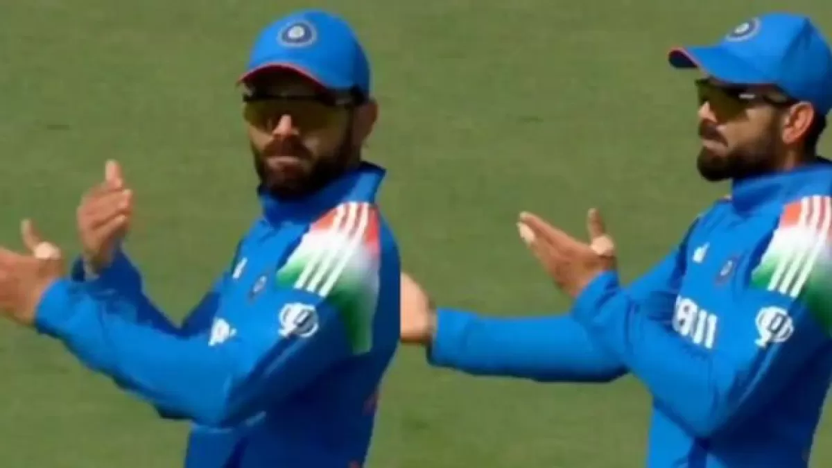 Watch Video: Virat Kohli Dance Moves Go Viral During India vs England ODI in Hindi