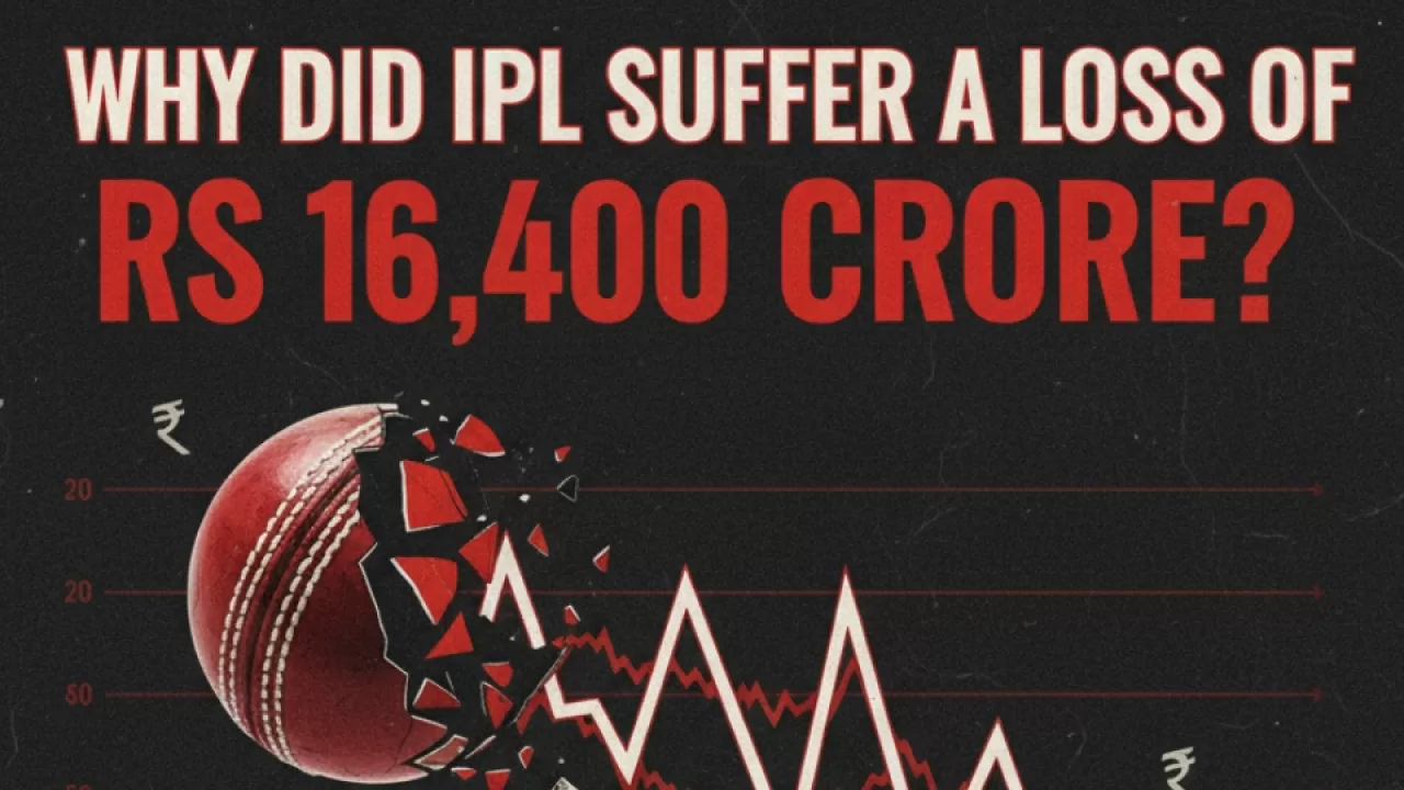 Why did IPL suffer a loss of Rs 16,400 crore? in Hindi