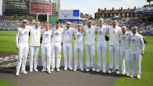 Why did the England team come