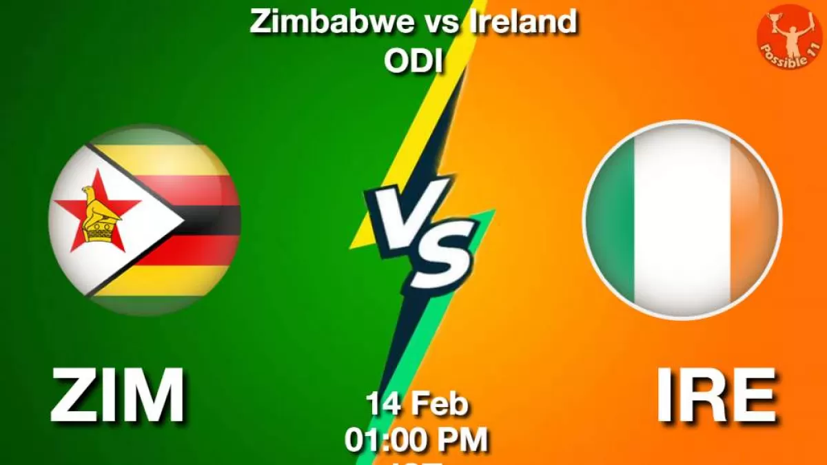 ZIM vs IRE Dream11 Prediction in Hindi, 1st ODI Match, Playing 11 in Hindi