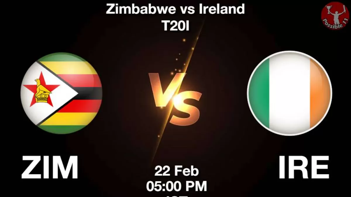 ZIM vs IRE Dream11 Prediction in Hindi, 1st T20 Match, Playing 11 in Hindi