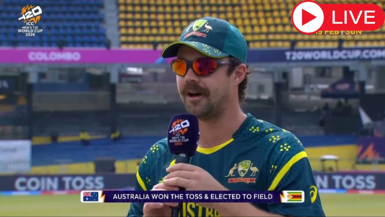 ऑस्ट्रेलिया बनाम जिम्बाब्वे मैच लाइव स्कोरकार्ड, AUS vs ZIM स्कोर T20 WC