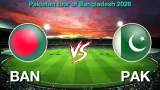 How to Watch BAN vs PAK 2nd ODI Match, Live Streaming and Telecast, Mar 13th, 2026