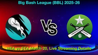How to Watch HEA vs STA Match 20, Live Streaming and Telecast, January 2, 2026