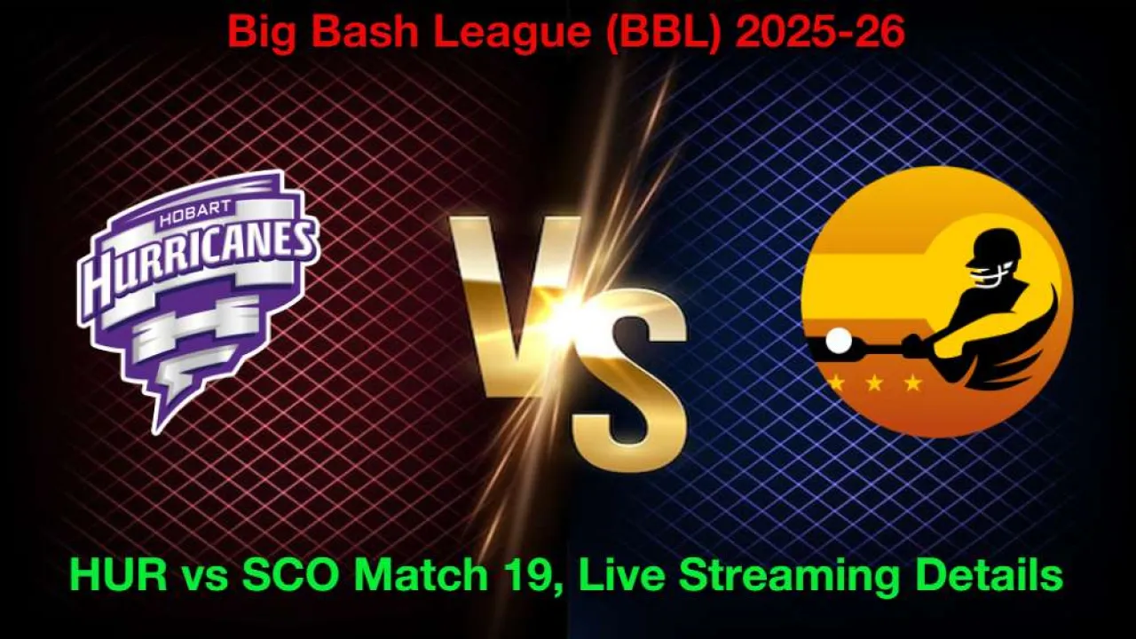 How to Watch HUR vs SCO Match 19, Live Streaming and Telecast, January 1, 2026 in Hindi