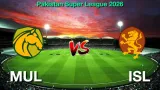 How to Watch MUL vs ISL PSL Match 4, Live Streaming and Telecast, Mar 28, 2026