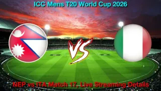 How to Watch NEP vs ITA T20 World Cup, Live Streaming and Telecast, February 12, 2026