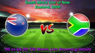 How to Watch NZ vs SA 5th T20 Match, Live Streaming and Telecast, Mar 25, 2026